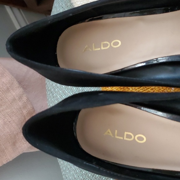Aldo black heels with an 80's vibe - Picture 4 of 7
